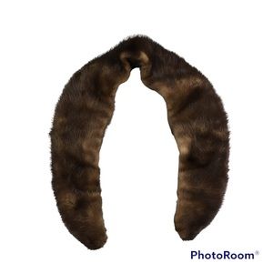 Vintage mink fur collar with pins to attach